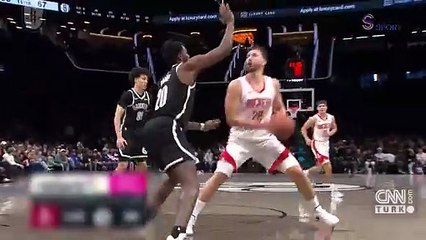 Alperen Şengün geri döndü! Brooklyn potasına 20 sayı...