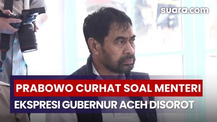 Prabowo Curhat soal Menteri Usai Tinjau Bencana, Ekspresi Gubernur Aceh Disorot