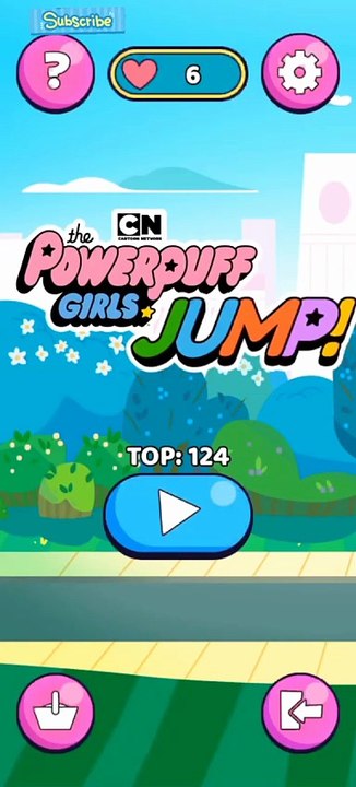 The Powerpuff girls jumping game | Blossom gameplay