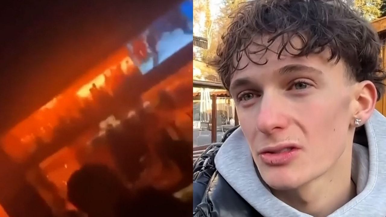 Un superviviente de la tragedia de Crans-Montana (Suiza): "Solo se salvaron los primeros en salir"