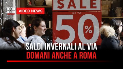 Saldi invernali al via domani anche a Roma
