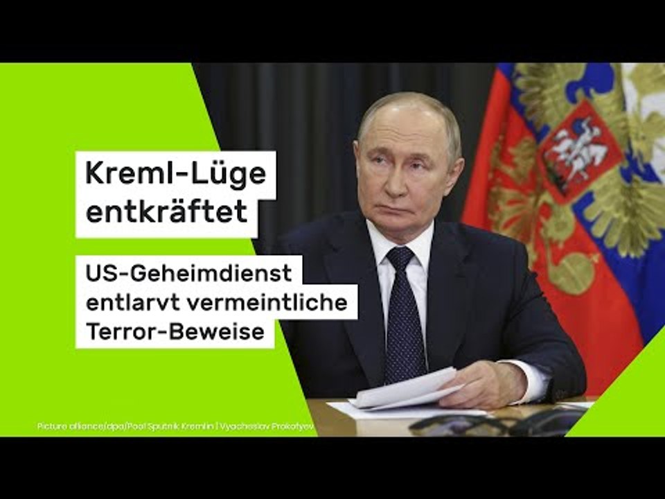 Kreml-Lüge entkräftet - US-Geheimdienst entlarvt vermeintliche Terror-Beweise