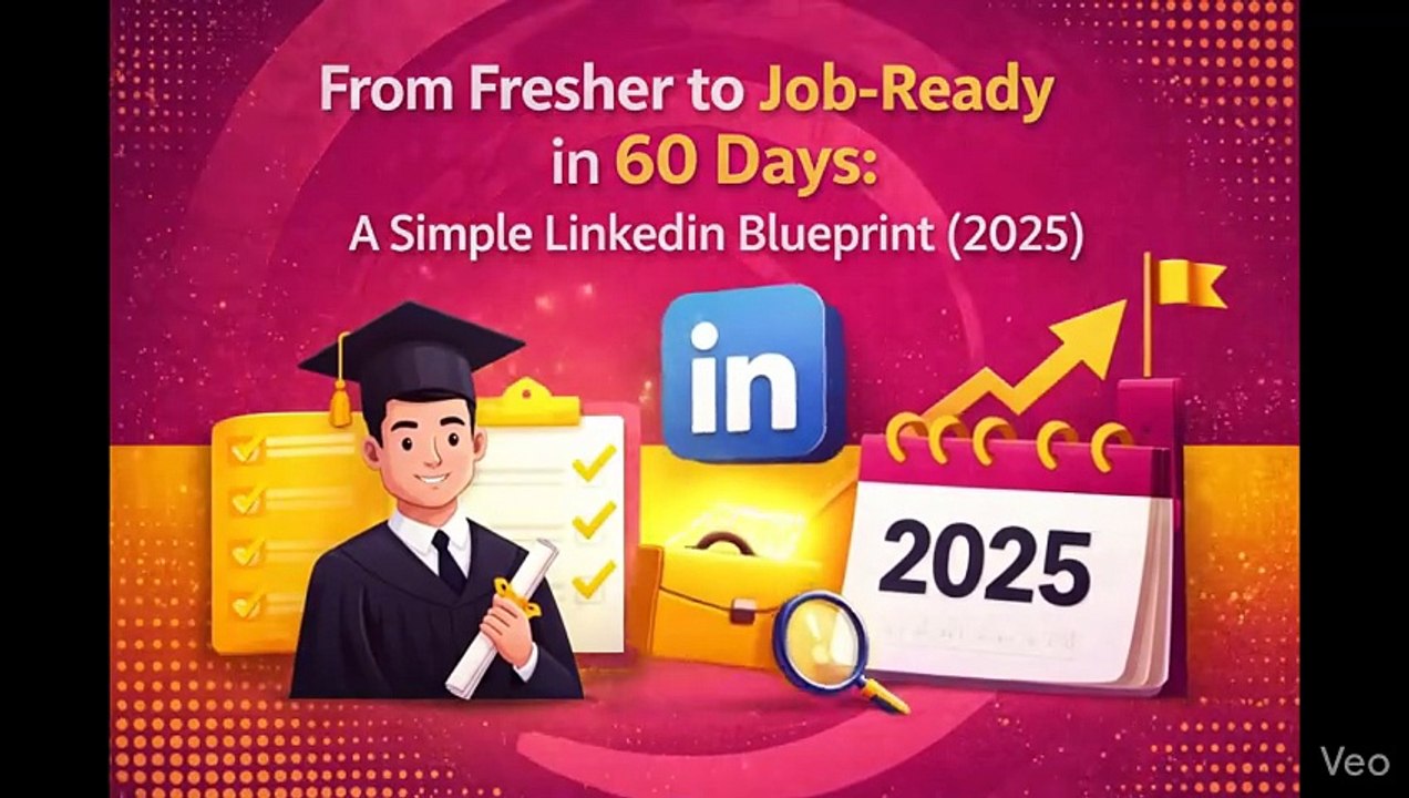 From Fresher to Job-Ready in 60 Days: A Simple LinkedIn Blueprint (2025)