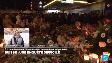 Incendie meurtrier en Suisse : une enquête difficile, l'identification des victimes se poursuit