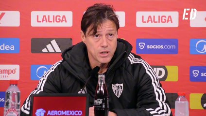 Matías Almeyda, contento en su estancia en el Sevilla FC
