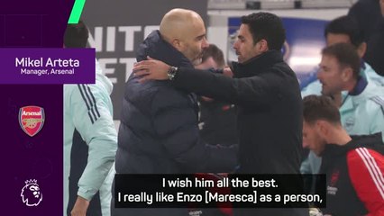 Arteta credits sacked Maresca for 'terrific job' at Chelsea