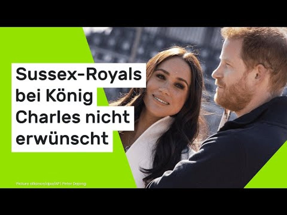 Meghan und Prinz Harry: 'Es wäre eine Katastrophe' - Sussex-Royals bei König Charles nicht erwünscht