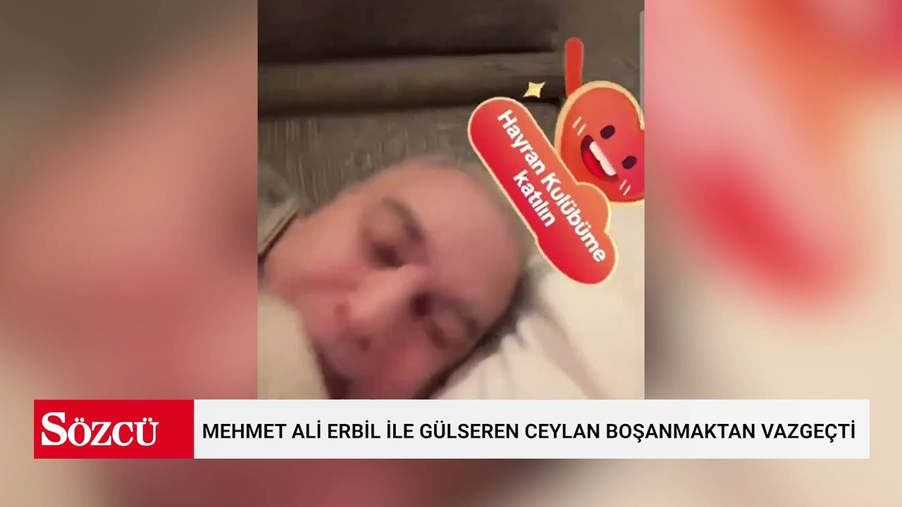 Mehmet Ali Erbil ile Gülseren Ceylan boşanmaktan vazgeçti
