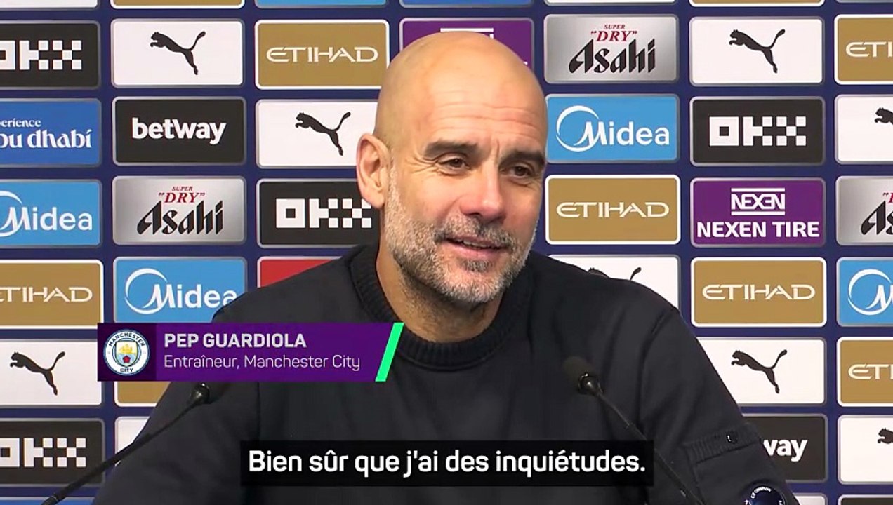 Guardiola : "Nous n'avons pas assez de joueurs"