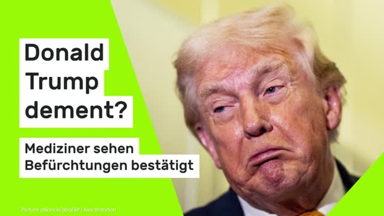 Donald Trump dement?: 'The Don' verplappert sich - Mediziner sehen Befürchtungen bestätigt