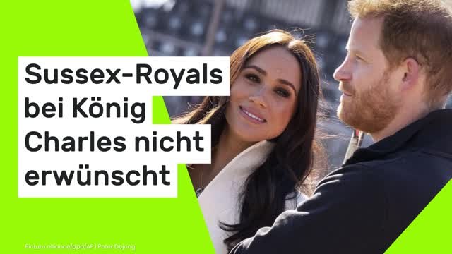 Meghan Markle und Prinz Harry: Es wäre eine Katastrophe - Sussex-Royals bei König Charles III. nicht erwünscht
