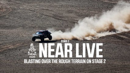 Dakar 2026 - Stage 2 - Blasting over the rough terrain on Stage 2