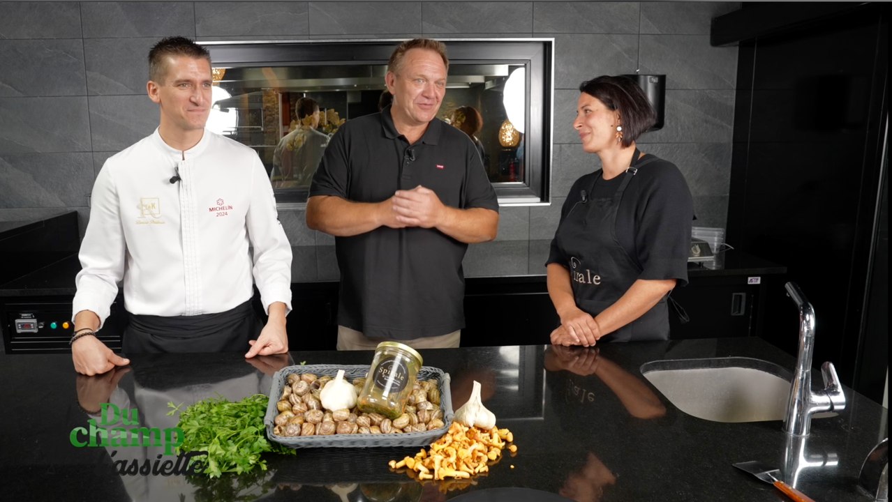 DU CHAMP À L'ASSIETTE avec Benoît Potdevin : les escargots de Joanna Guirkinger