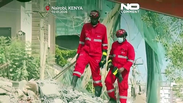 Kenia, colapsa un edificio de varias plantas en Nairobi, número indeterminado de personas atrapadas