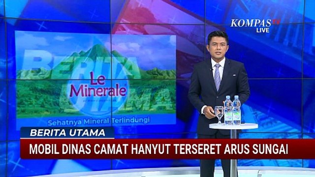 Detik-Detik Mobil Dinas Camat di Gayo Lues Hanyut Terseret Derasnya Arus Sungai | BERUT
