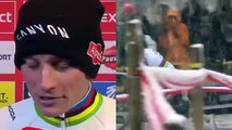 Cyclo-cross - Exact Cross 2026 - Mathieu van der Poel gagne sous la neige et malgré une chute... Wout van Aert a chuté aussi et a abandonné !