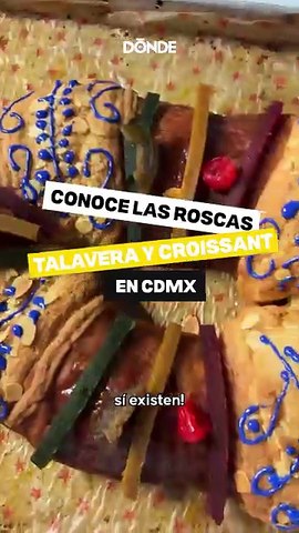 Rosca de Reyes de Croque Voyage: talavera y croissaint