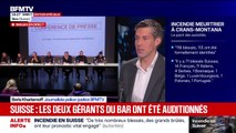 Incendie en Suisse à Crans-Montana: les deux gérants du bar ont été auditionnés