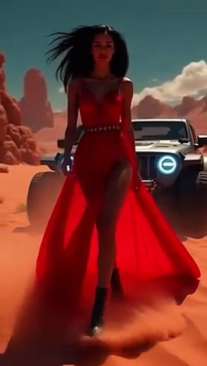 DAMA DE VERMELHO -