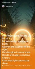 Christmas Lights English song Written by Abid Ali voice Ai generated