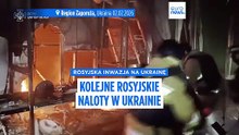 Rosja przeprowadza jeden z największych ataków dronów na ukraińskie Zaporoże