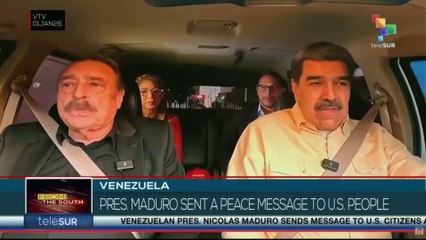 Venezuelan president Nicolas Maduro sends peace message to U.S. people