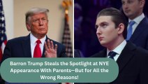Barron Trump Steals the Spotlight at NYE Appearance With Parents—But for All the Wrong Reasons!
