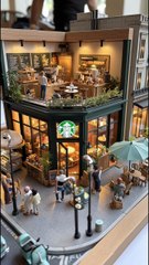 Miniature Starbucks Cafe – Tiny Baristas & Coffee Magic