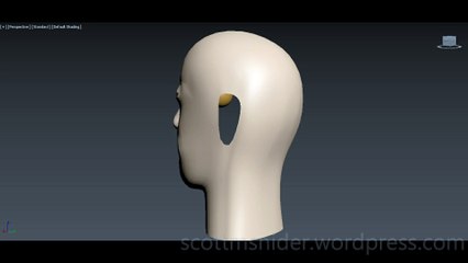 Flame: 3DS MAX Practice Polygon Modeling Head Model Video #85 (01-02-2026)