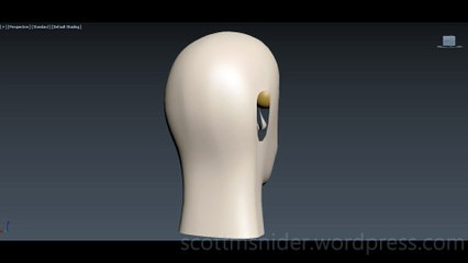 Flame: 3DS MAX Practice Polygon Modeling Head Model Video #86 (01-02-2026)