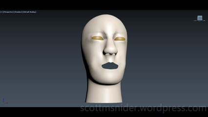 Flame: 3DS MAX Practice Polygon Modeling Head Model Video #88 (01-02-2026)