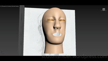 Flame: 3DS MAX Practice Polygon Modeling Head Model Video #89 (01-02-2026)