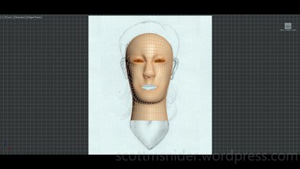 Flame: 3DS MAX Practice Polygon Modeling Head Model Video #91 (01-02-2026)
