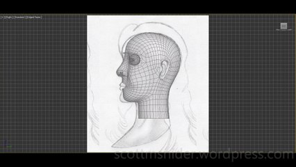 Flame: 3DS MAX Practice Polygon Modeling Head Model Video #93 (01-02-2026)