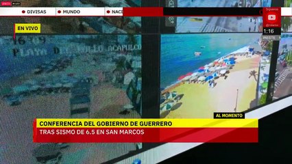 Evelyn Salgado informa daños tras sismo de 6.5 en San Marcos, Guerrero