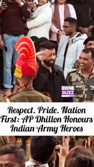 Respect. Pride. Nation First: AP Dhillon Joins Indian Army Heroes