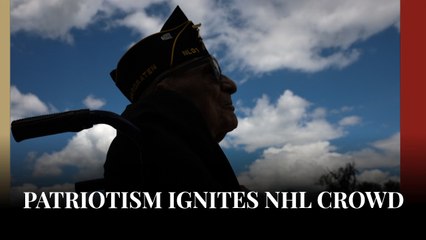 104-Year-Old WWII Veteran Sparks ‘USA’ Chants With National Anthem