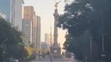 Ángel de la Independencia se sacude tras sismo 6.5 en CDMX