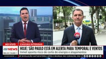 Sâo Paulo está em alerta para temporal e ventos nesta sexta-feira (02) | TEMPO REAL