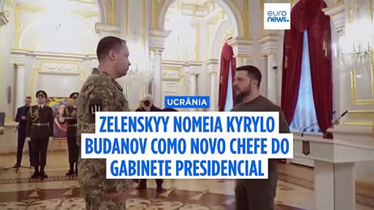 Zelenskyy nomeia chefe da inteligência militar da Ucrânia, Kyrylo Budanov, como seu novo assessor principal