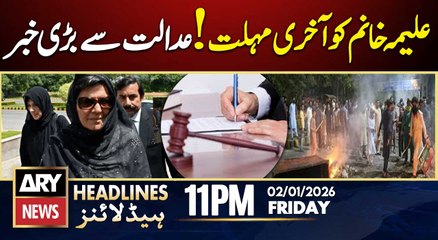 ATC Gives Aleema Khan's Final Chance | ARY News 11 PM Headlines | 2nd Jan 2026
