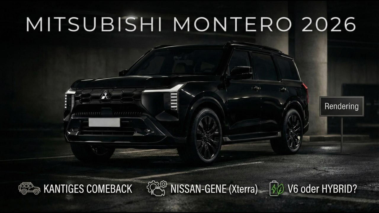 Comeback des Kult-Offroaders? Mitsubishi Montero 2026 gesichtet