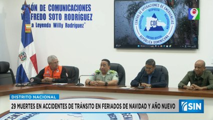 29 fallecidos durante operativo "Conciencia por la Vida 2025-2026" | Primera Emisión SIN