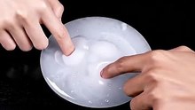 Clear white slime ASMR 🥛