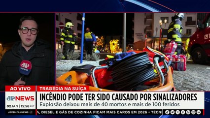 Tragédia na Suíça: incêndio pode ter sido causado por sinalizadores | TEMPO REAL