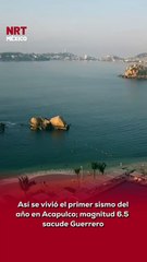 🌎⚠️ El primer sismo del año, con magnitud 6.5, se sintió con fuerza en Acapulco y diversas localidades de Guerrero, generando alarma entre la población.