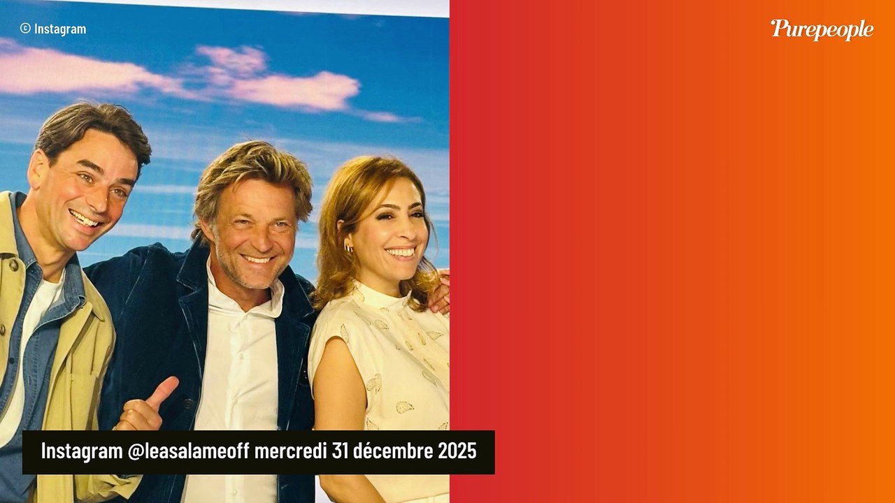 Léa Salamé fait le bilan de son année et partage des photos de son fils Marin et son beau-fils Alexandre