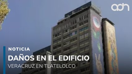 Edificio Veracruz en Tlatelolco presenta daños tras sismo de hoy en CDMX