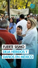 Sismo sacude centro y sur de México 12 heridos y daños