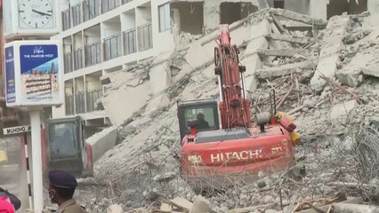 케냐에서 공사 중이던 16층 건물 붕괴...1명 사망, 2명 실종 / YTN